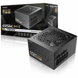 Système d'alimentation Antec GSK750 ATX3.1 Modulaire - 750 W - Interne - 120 V AC, 230 V AC Entrée - 3.3 V DC, 5 V DC, 12 