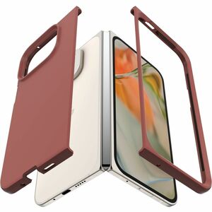 OtterBox Thin Flex Case for Google Pixel 9 Pro Fold Smartphone - Red Clay (Red) - Drop Resistant, Scratch Resistant, Scrap