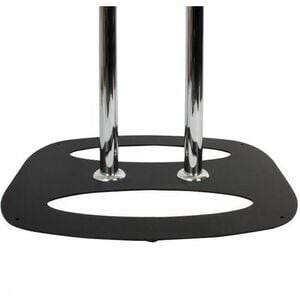 B-Tech Base - Large - 70 kg Load Capacity - 890 mm Width x 850 mm Depth x 12 mm Height - Steel - Black - Heavy Duty, Frees