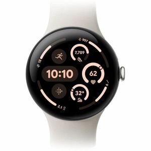 Google Pixel Watch 3 Smart Watch - 12.3 mm - Digital Compass, Altimeter, Infrared, ECG Sensor, Optical Heart Rate Sensor, 
