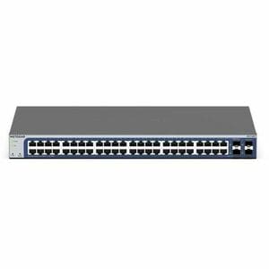 Netgear Gigabit Smart Switch - 50 Ports - Gigabit Ethernet - 10/100/1000Base-T, 1000Base-X - 3 Layer Supported - 4 SFP Slo