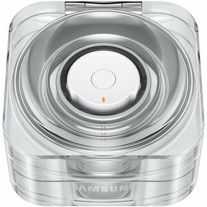 Samsung Galaxy Ring, Size 9, Titanium Silver - Finger - Android - Accelerometer, PPG Sensor, Temperature Sensor - Phone - 