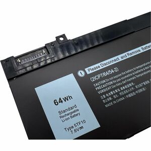 V7 D-RY3F9-V7E Battery - 4-cell Lithium Ion (Li-Ion) - For Notebook, Mobile Workstation - Battery Rechargeable - Proprieta