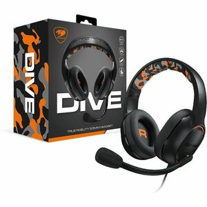 Auriculares de gaming COUGAR Dive CGR-P50B-270 Cableado Sobre la cabeza, Sobre la oreja Estéreo - Camo - Binaural - Circum