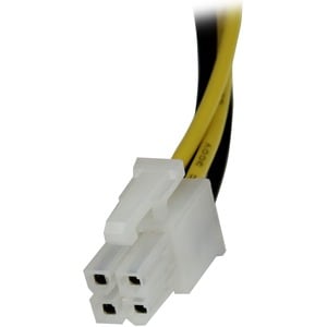 StarTech.com Power Extension Cord - 20.32 cm - For Power Supply - ATX / ATX - 1 Each