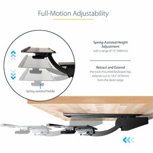 Under Desk Keyboard Tray - Adjustable