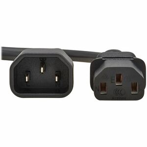 PDU POWER CORD C13 TO C14 - 10A 250V H05VV-F 2M BLACK