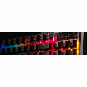 SteelSeries Apex Pro TKL Wireless Gen 3 Gaming Keyboard - Wired/Wireless Connectivity - USB Type C Interface - RGB LED - E
