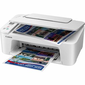 Canon PIXMA TS3751i Wired & Wireless Inkjet Multifunction Printer - Colour - White - 7.7 ppm Mono/4 ppm Color Print - 4800