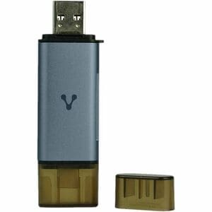 Vorago CR-350 Lector Flash - USB 3.0 Typo A, USB Tipo C - Externo - SD, microSD