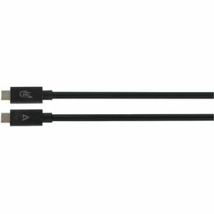 Cavo per trasferimento dati V7 V7USB4-1.2M - 1,20 m USB-C - 40 Gbit/s - Schermato - 30 AWG - Nero