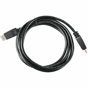 V7 V7DPPRO-3M-BLK 3.05 m Porta de visualização Cabo A/V - Cable for Dispositivo áudio/vídeo, PC, Monitor, Projetor - 32.4 