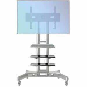AD-TVAC-SH75 extra cart shelf - use with AD-TVC-75 TV/AV cart only - capacity 11kg (24lb) - Black