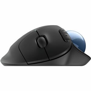 Logitech ERGO M575S Wireless Trackball Mouse, Wireless Ergonomic Mouse, Comfortable Thumb Control, Precise Tracking (Black