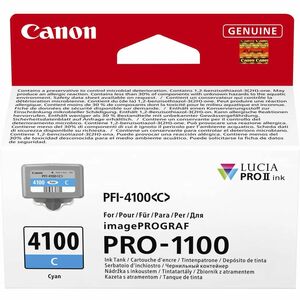 Canon PFI-4100C Original Inkjet Ink Cartridge - Cyan Pack