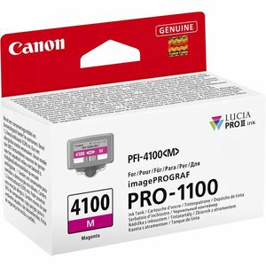 Canon Lucia PRO II PFI-4100M Original Standard Yield Inkjet Ink Cartridge - Return Program - Magenta Pack - 905 Photos