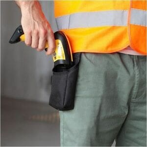 Sacoche de transport MOBILIS Universal - Étui Style Zèbre, Honeywell, Unitech, Datalogic, Ingenico Terminal de POS - Noir 