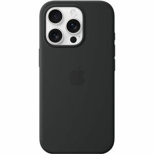Apple iPhone 16 Pro Silicone Case with MagSafe - Black - For Apple iPhone 16 Pro Smartphone - Black - Silky, Soft-touch - 