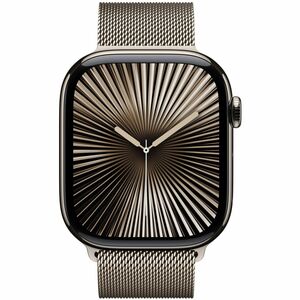 Bracelet pour Smartwatch Apple Réglable - 1 - Moyen (M)/Grand (L) - Loop avec - Natural - Acier inoxydable, Mesh