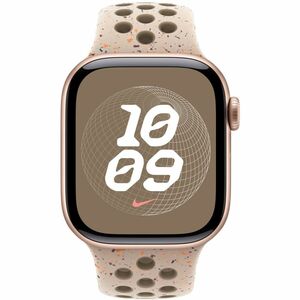 Bracelet pour Smartwatch Apple Réglable - 1 - Petit (S)/Grand (L) - À clou et passant avec - Pierre du Désert - Aluminium,