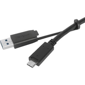 Targus ACC1135GLX 1.80 m USB/USB-C 数据传输电缆 - Cable for 扩展插口 - 10 Gbit/s - 黑