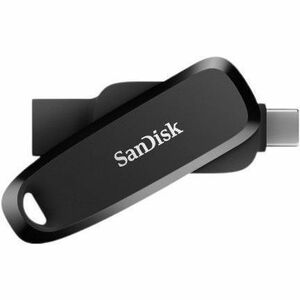 SanDisk Mobile Pen SDDDC6-064G-I46 64 GB USB 3.2 (Gen 1) Type C Flash Drive - Black - 100 MB/s Read Speed - 5 Year Warranty