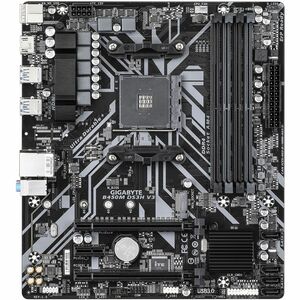 Gigabyte Ultra Durable B450M DS3H V3 Gaming Desktop Motherboard - AMD B450 Chipset - Socket AM4 - Micro ATX - Ryzen 5, Ryz
