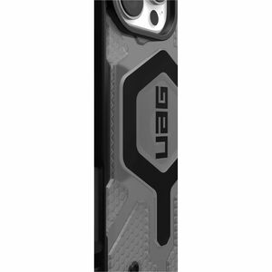 Urban Armor Gear Pathfinder Clear Case for Apple iPhone 16 Pro Smartphone - Hex Pattern - Black, Ash - Shock Absorbing, Dr