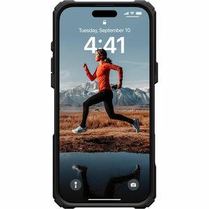 Urban Armor Gear Plasma XTE Rugged Case for Apple iPhone 16 Pro Max Smartphone - Black/Clear - Drop Resistant, Scratch Res
