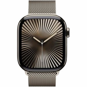 Apple Einstellbar Smartwatch-Band - 1 - Einheitsgröße - Loop Aufsatz - Natürlich - Edelstahl, Geflecht