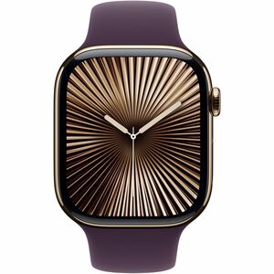 Apple Einstellbar Smartwatch-Band - 1 - Medium (M)/Large (L) - Pin & Tuck Aufsatz - Pflaume - Fluorelastomer