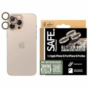 Safe Camera Lens Protector - Glitter Gold - Glass