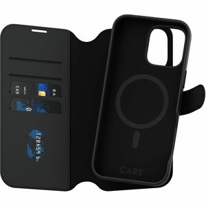 CARE Tango Carrying Case (Wallet) Apple iPhone 16 Pro Max Smartphone - Black - Drop Resistant, Shock Resistant, Crush Resi