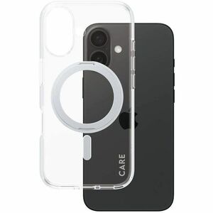 CARE Case for Apple iPhone 16 Smartphone - Transparent, Silver - Drop Resistant, Yellowing Resistant, Scratch Resistant, S