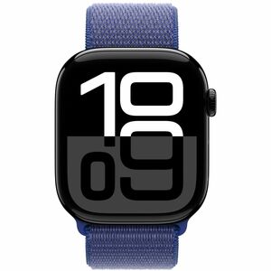 Apple Adjustable Smartwatch Band - 1 - One Size - Hook & Loop Attachment - Ultramarine - Nylon, Polyester