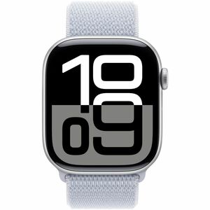 Apple Adjustable Smartwatch Band - 1 - One Size - Hook & Loop Attachment - Blue Cloud - Nylon Weave, Polyester