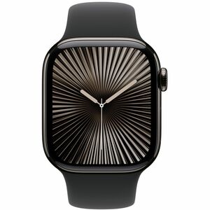 Apple Adjustable Smartwatch Band - 1 - Small (S)/Medium (M) - Pin-and-tuck Attachment - Black - Fluoroelastomer