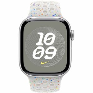 Apple Adjustable Smartwatch Band - 1 - Medium (M)/Large (L) - Pin-and-tuck Attachment - Pure Platinum - Aluminium