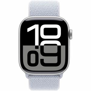Apple Adjustable Smartwatch Band - 1 - One Size - Hook & Loop Attachment - Blue Cloud - Nylon Weave, Polyester