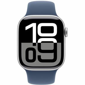 Apple Adjustable Smartwatch Band - 1 - Small (S)/Medium (M) - Pin-and-tuck Attachment - Denim Blue - Fluoroelastomer