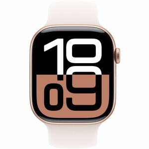 Apple Adjustable Smartwatch Band - 1 - Medium (M)/Large (L) - Pin-and-tuck Attachment - Light Blush - Fluoroelastomer