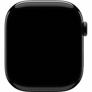 Apple Watch Series 10 Smart Watch - 46 mm Case Height - 39 mm Case Width - Jet Black Case Color - Black Band Color - Alumi