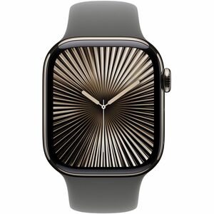 Apple Adjustable Smartwatch Band - 1 - Small (S)/Medium (M) - Pin-and-tuck Attachment - Stone Grey - Fluoroelastomer
