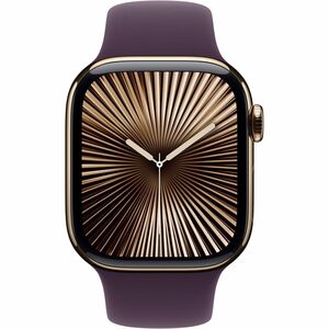 Apple Adjustable Smartwatch Band - 1 - Small (S)/Medium (M) - Pin-and-tuck Attachment - Plum - Fluoroelastomer