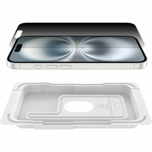 Belkin ScreenForce InvisiGlass 9H Displayschutz für Apple iPhone 16 - für OLED iPhone 16 - Antimikrobiell - Kratzfest, Fin