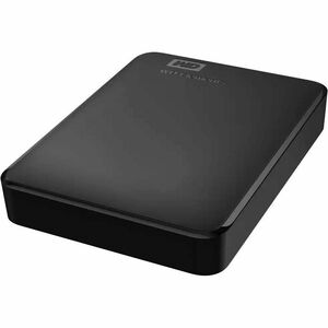 WD Elements WDBHJS0060BBK-WESN 6 TB Portable Hard Drive - External - Black - USB 3.0, USB 3.1 (Gen 1), USB 3.2 (Gen 1) Mic