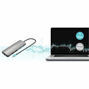i-tec USB Type C Docking Station for Smartphone, Notebook, Tablet, Monitor - Charging Capability - 100 W Power Supply - 2 
