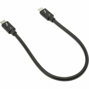 OWC 0.3M (11.8") Thunderbolt 4 (USB-C) Cable - 30 cm Thunderbolt 4 Data Transfer Cable for MAC, Mobile Device, Dock - Firs