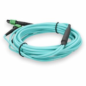 AddOn 5 m Fibre Optic Network Cable - 1 - Cable for Network Device - First End: 1 x MPO-12 Network - Female - Second End: 