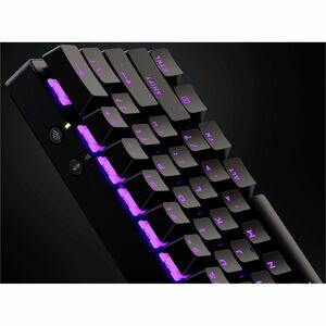 Logitech G PRO X 60 Gaming Keyboard - Wired/Wireless Connectivity - USB Interface - RGB LED - Spanish - QWERTY Layout - Bl